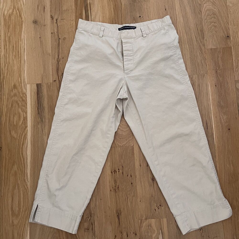 Women's Ralph Lauren Sport Khaki Capri Pants Size 6
